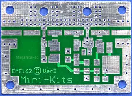 Top view of the EME162 PC Board