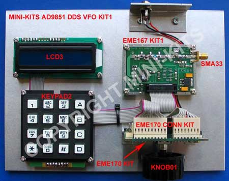 AD9851 DDS VFO KIT