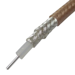 RG142 50ohm 4.95mm OD Flexible Coaxial Cable Per Foot