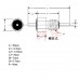 1nF 100v 10A Feedthrough Capacitor