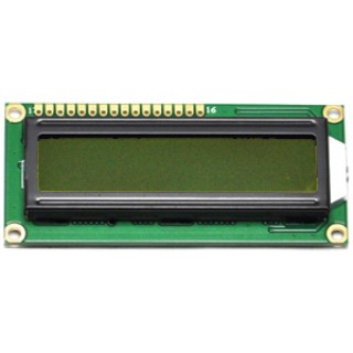 LCD4 Display 16x2 Green/Black
