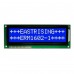 LCD6 Large Character 16x2 Blue/White