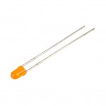 LED 3mm Superbright Diffused Orange