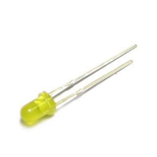 LED 3mm Diffused Amber Yellow