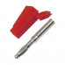 Banana Male Stackable Solder Red