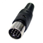 13 Pin DIN Male Plug Connector