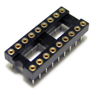 IC Socket 18 Pin DIP Machined