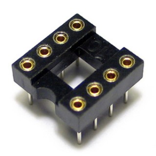 IC Socket 8 Pin DIP Machined