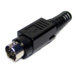 10 Pin Male Mini DIN