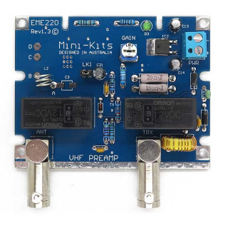 2m 144-148MHz VHF RX/TX Preamplifier Kit