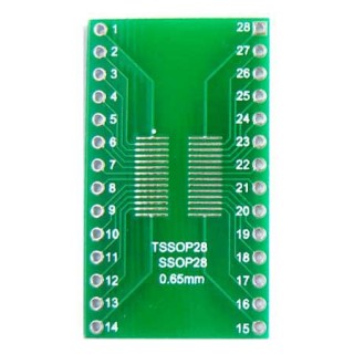 PCB 28 Pin TSSOP 0.65/1.27mm to DIP28