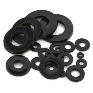 M10 Metric Flat Washer Black Nylon