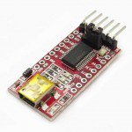 FT232RL USB Mini B to Serial Module Red