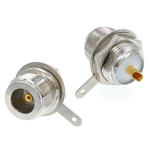 NS02-C Bulkhead Chassis Mount N Female Connector