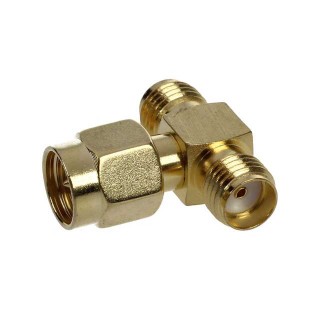 SMA55 SMA Male to 2x SMA Female Adapter