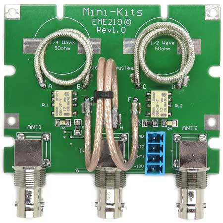 EME219 2m VHF Polarization Switch Top View